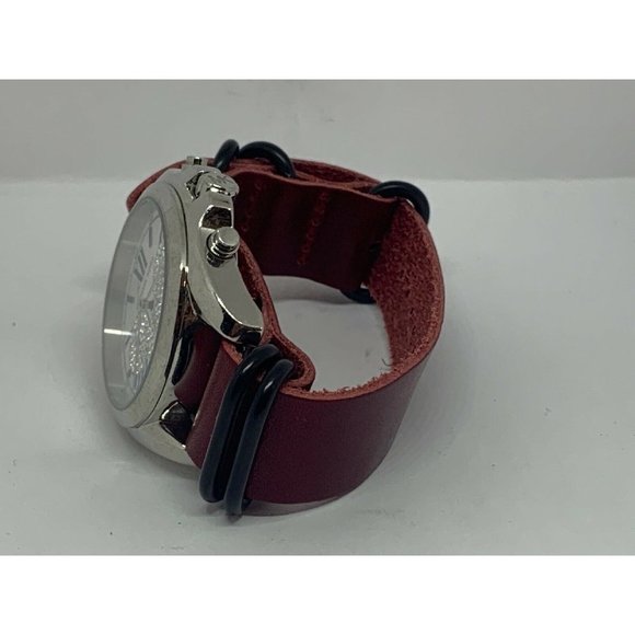 Michael Kors MK6320 Unisex Leather Analog Silver D